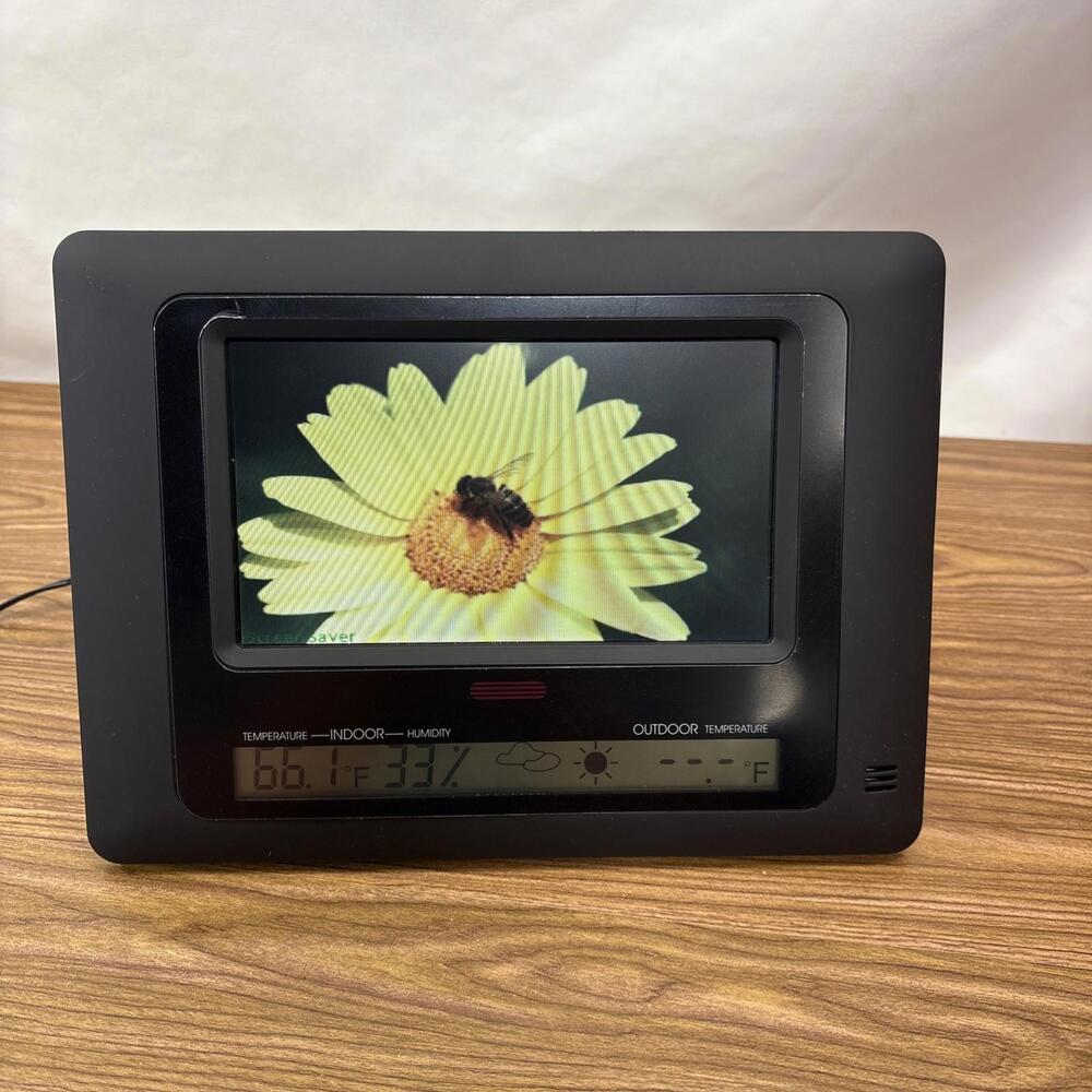 Polaroid Simplicity 7” Photo Frame And Weather Station XSA-00770S - Picture 1 of 6